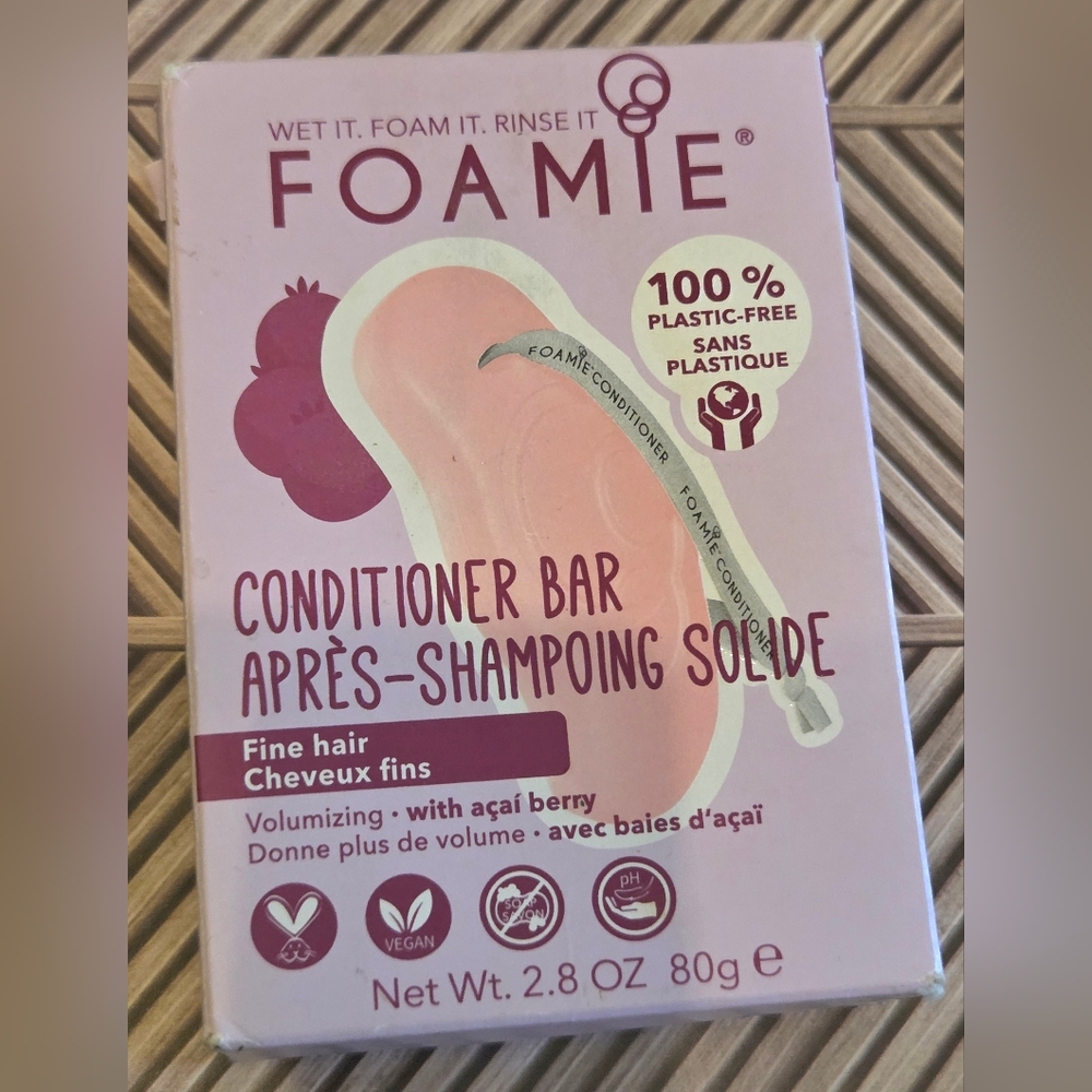 Conditioner Bar for Fine Hair - Pink (Açaí Berry)